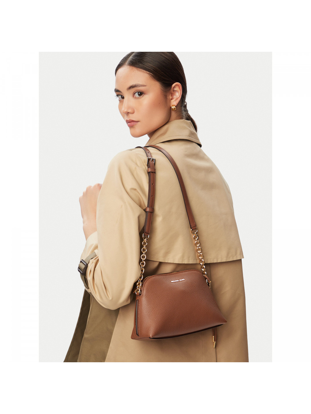 Kabelka MICHAEL Michael Kors 32T6GX4C1L Hnědá